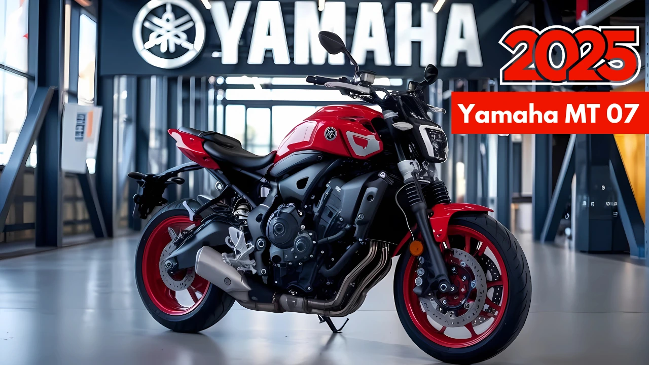 Yamaha MT07 Coming soon in 2025 Sharp Sporty Design for bike lovers